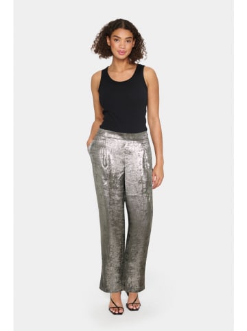 SAINT TROPEZ Marlenehose "Hami" in Silber