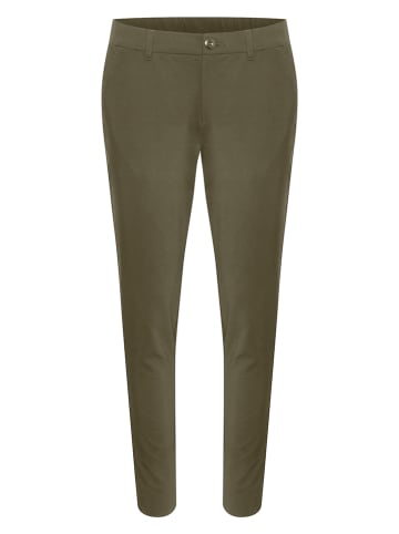 CULTURE Spodnie chino "Alpha" w kolorze khaki