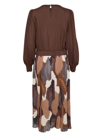CULTURE Jurk "Carly" bruin
