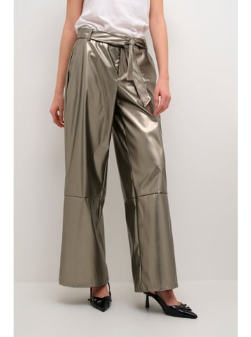 CULTURE Marlenehose "Ayann" in Gold