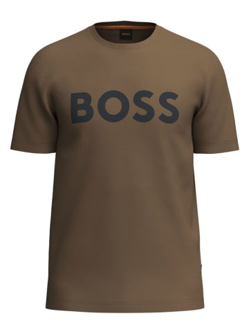 Hugo Boss Koszulka w kolorze brązowym