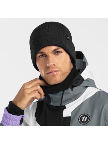 Siroko Muts "Snowflake Black" zwart