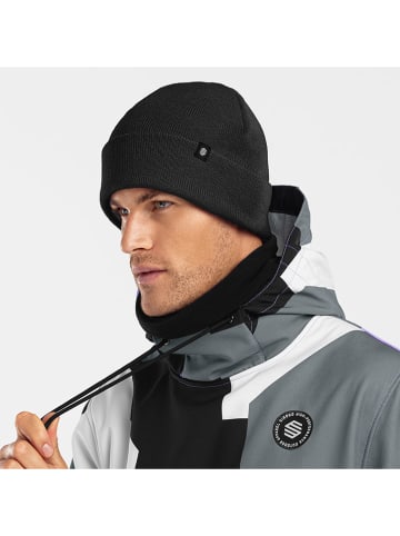 Siroko Muts "Snowflake Black" zwart