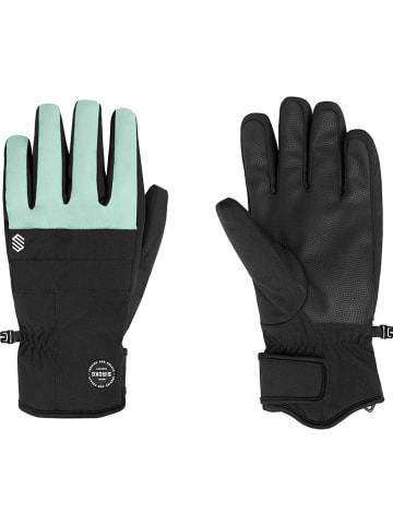 Siroko Functionele handschoenen "Voss Dead Moss" zwart/mintgroen
