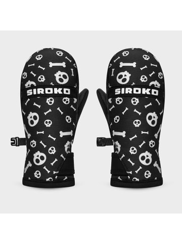 Siroko Funktionsfäustlinge ''Spook'' in Schwarz/ Weiß