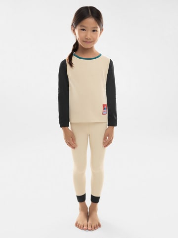 Siroko 2tlg. Funktionswäscheset ''Splat-G'' in Beige/ Schwarz