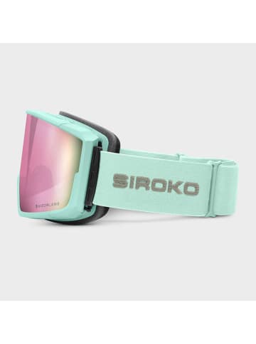 Siroko Unisex-Ski-/ Snowboardbrille "G3 Gulmarg" in Mint/ Rosa