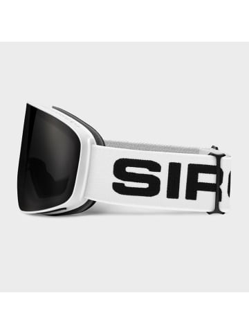 Siroko Unisex-Ski-/ Snowboardbrille "GX Ampezzo" in Weiß/ Schwarz