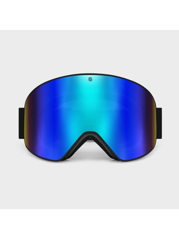 Siroko Gogle narciarskie unisex "GX Frontside" w kolorze czarno-niebieskim