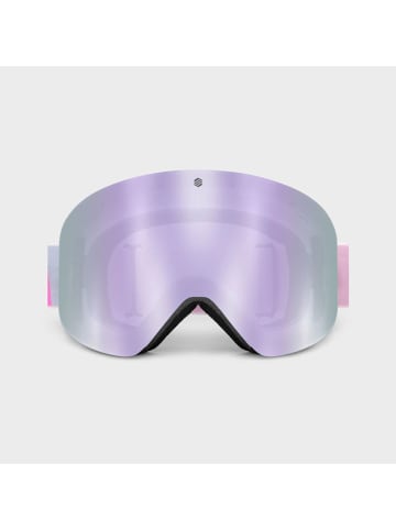 Siroko Uniseks ski-/snowboardbril "GX Muffin" lichtroze/paars