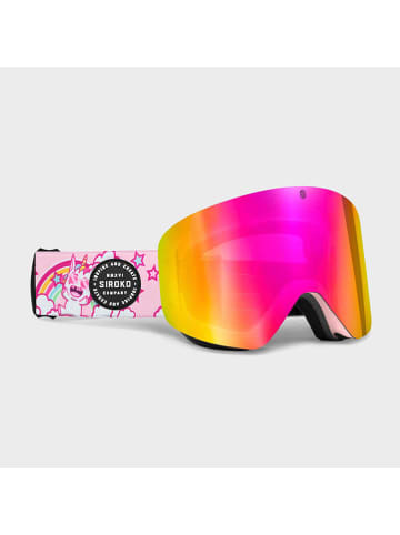 Siroko Gogle narciarskie unisex "GX Snow Unicorns" ze wzorem
