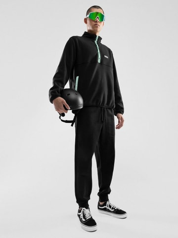 Siroko Fleecepullover "Stowe" in Schwarz/ Mint