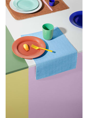 Lyngby Porcelæn 2-delige set: placemats lichtblauw - (L)30 x (B)45 cm