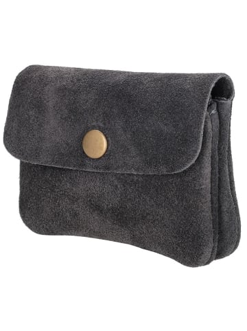 Charm Geldbörse "Elisa" in Grau - (L)11,5 x (H)7,5 x (T)1,5 cm