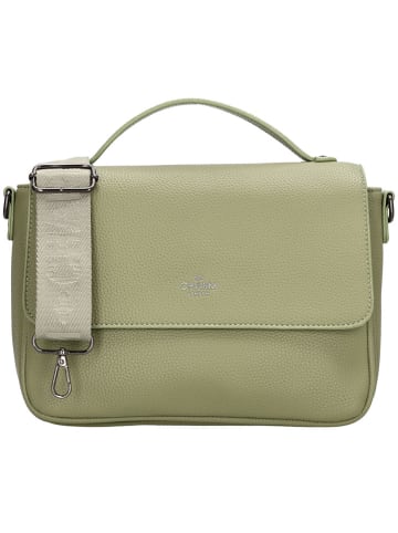 Charm Handtas "Mulberry street" groen - (L)25,5 x (H)19 x (D)9 cm