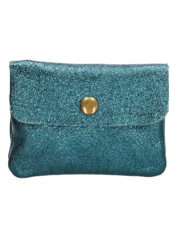 Charm Geldbörse "Elisa" in Blau - (L)11 x (B)1,5 x (H)7,5 cm