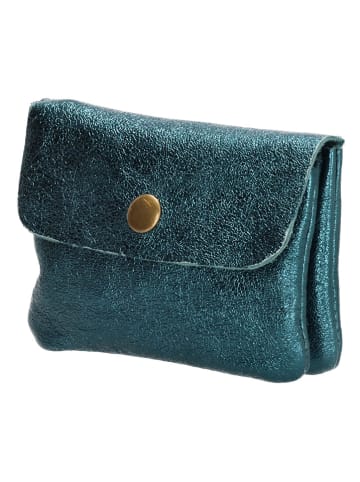 Charm Geldbörse "Elisa" in Blau - (L)11 x (B)1,5 x (H)7,5 cm