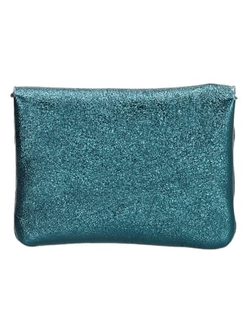 Charm Geldbörse "Elisa" in Blau - (L)11 x (B)1,5 x (H)7,5 cm