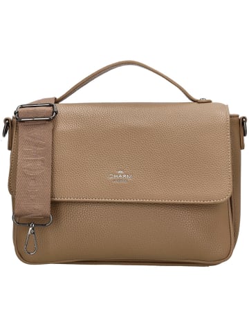 Charm Handtas "Mulberry street" lichtbruin - (L)25,5 x (H)19 x (D)9 cm