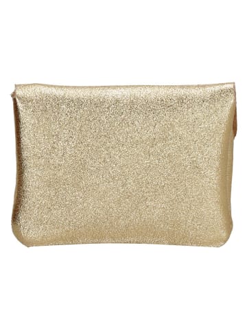 Charm Portfel "Elisa" w kolorze złotym - 11 x 1,5 x 7,5 cm