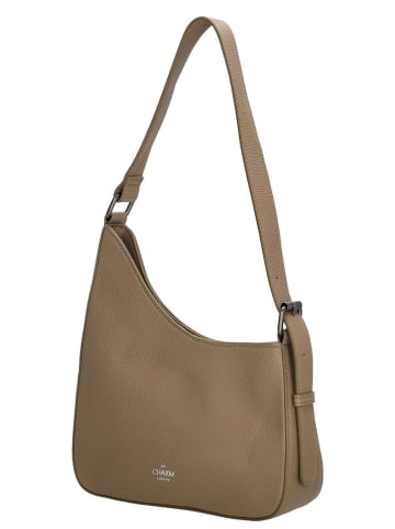 Charm Schultertasche "Montmartre" in Hellbraun - (L)25 x (H)27 x (T)6 cm