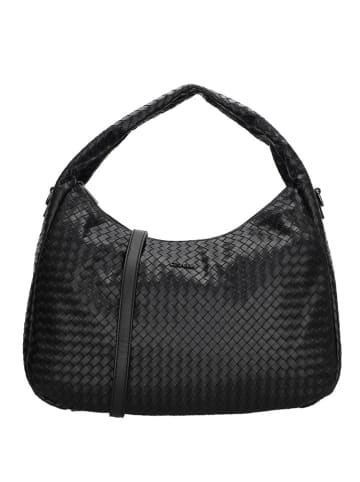 Charm Shopper "Mirabello" in Schwarz - (L)40 x (H)29 x (T)8 cm
