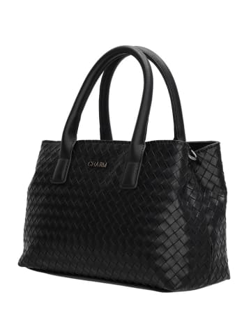 Charm Handtas "Mirabello" zwart - (L)29 x (H)17 x (D)10 cm