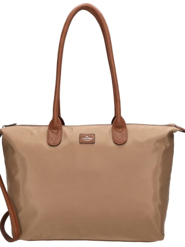 Charm Shopper "Buckingham" in Hellbraun - (B)51 x (H)33 x (T)14 cm