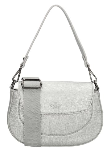 Charm Schultertasche "Montmartre" in Weiß - (L)23 x (H)13,5 x (T)4,5 cm