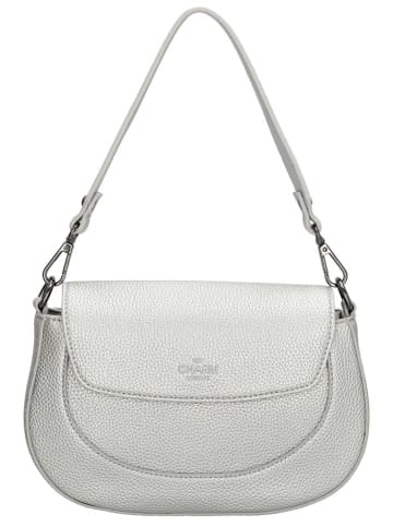Charm Schultertasche "Montmartre" in Weiß - (L)23 x (H)13,5 x (T)4,5 cm