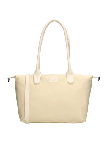 Charm Shopper "Buckingham Mono" in Beige - (L)42 x (H)25 x (T)15 cm