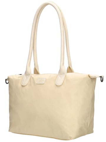 Charm Shopper "Buckingham Mono" in Beige - (L)42 x (H)25 x (T)15 cm