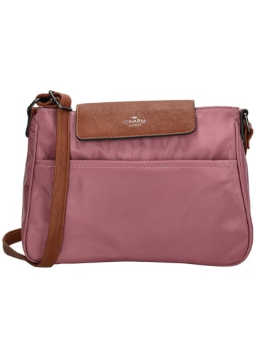 Charm Schoudertas "Buckingham" oudroze - (L)28 x (H)20 x (D)7 cm