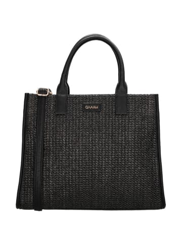 Charm Henkeltasche "Hillingdon" in Schwarz - (L)35 x (H)27,5 x (T)12 cm