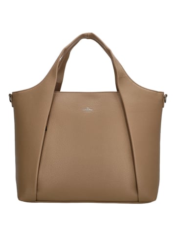 Charm Shopper bag "Mulberry street" w kolorze jasnobrązowym - 45 x 31 x 16 cm