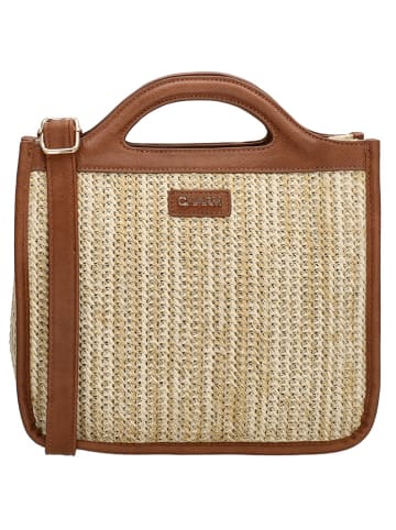 Charm Handtas "Hillingdon" beige/lichtbruin - (L)25 x (H)12 x (D)11 cm