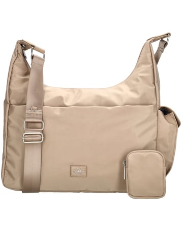 Charm Umhängetasche "Odeon" in Beige - (B)36 x (H)27 x (T)13 cm