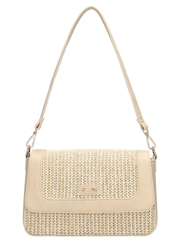 Charm Schultertasche "Hillingdon" in Beige - (L)26 x (H)16 x (T)8,5 cm