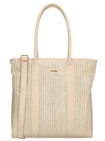 Charm Shopper bag "Hillingdon" w kolorze beżowym - 34 x 35 x 10 cm