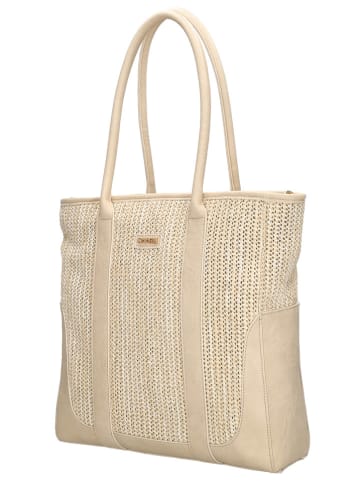 Charm Shopper bag "Hillingdon" w kolorze beżowym - 34 x 35 x 10 cm