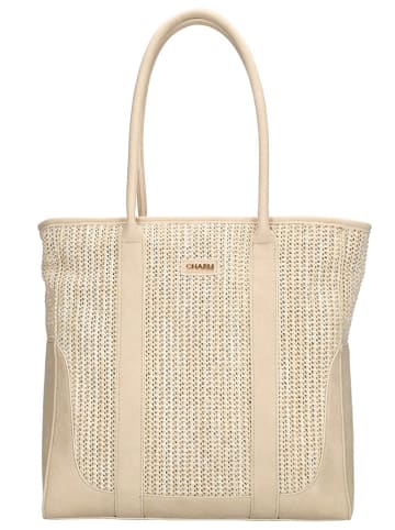 Charm Shopper bag "Hillingdon" w kolorze beżowym - 34 x 35 x 10 cm