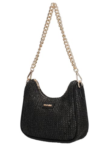 Charm Schultertasche "Hillingdon" in Schwarz - (L)22 x (H)18 x (T)6 cm