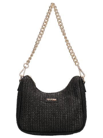 Charm Schoudertas "Hillingdon" zwart - (L)22 x (H)18 x (D)6 cm