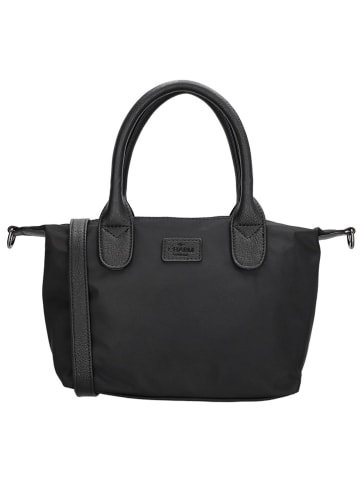 Charm Henkeltasche "Buckingham Mono" in Schwarz - (L)30 x (H)20 x (T)11 cm