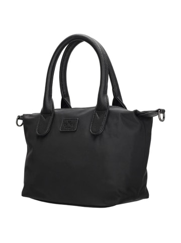 Charm Henkeltasche "Buckingham Mono" in Schwarz - (L)30 x (H)20 x (T)11 cm