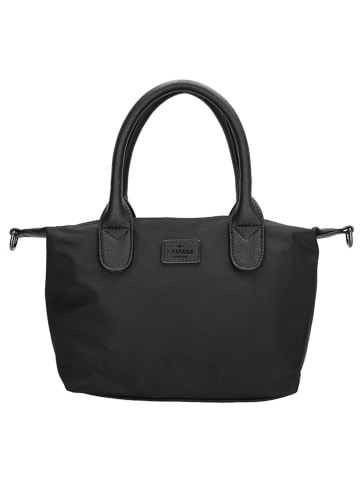 Charm Henkeltasche "Buckingham Mono" in Schwarz - (L)30 x (H)20 x (T)11 cm