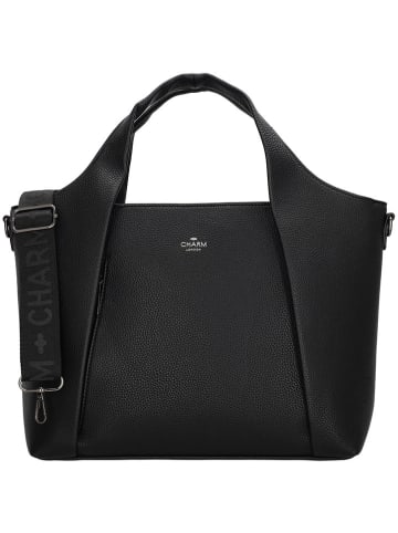 Charm Handtas "Mulberry street" zwart - (L)40,5 x (H)26,5 x (D)14 cm