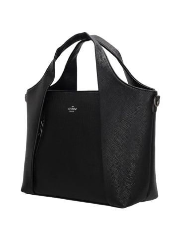 Charm Handtas "Mulberry street" zwart - (L)40,5 x (H)26,5 x (D)14 cm