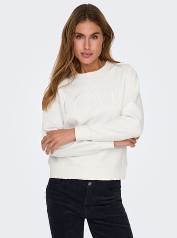JDY Sweatshirt in Creme