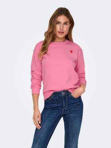 JDY Sweatshirt in Rosa